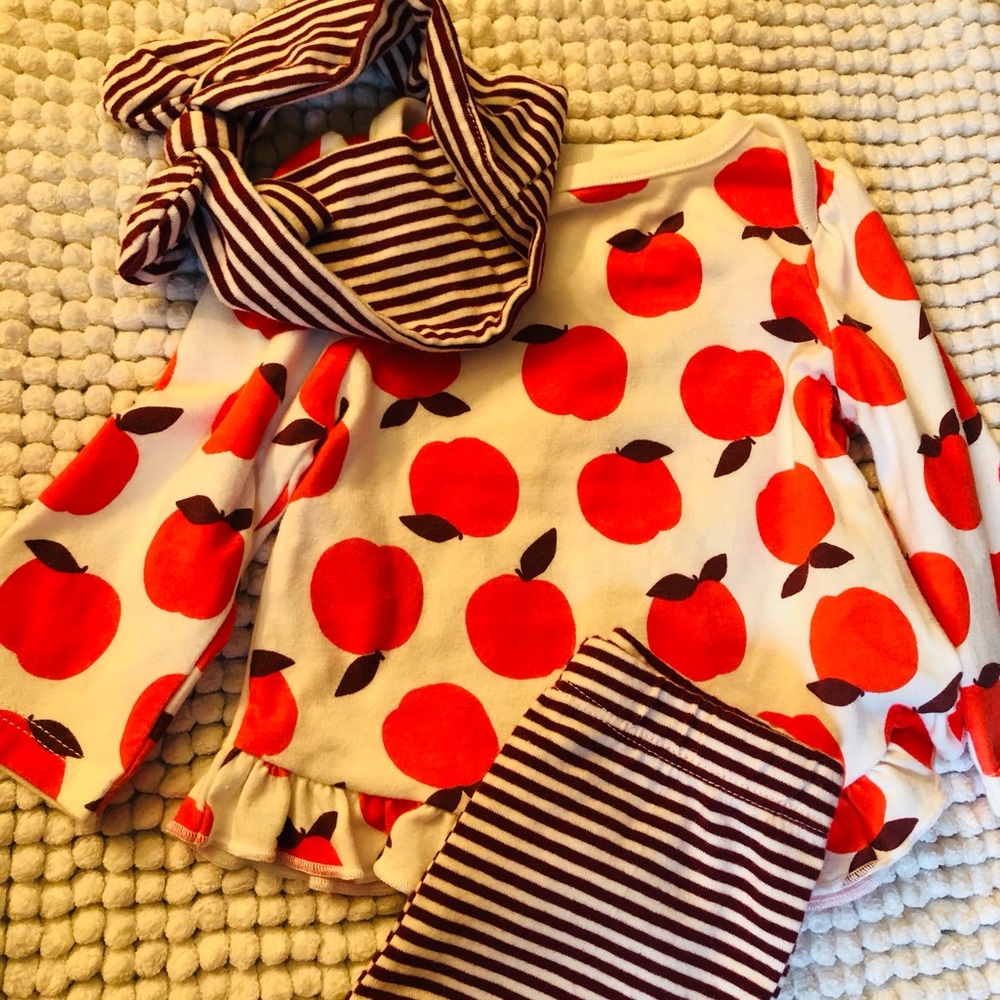 Cat & Jack Baby White set.  0-3 months - Picture 2 of 5